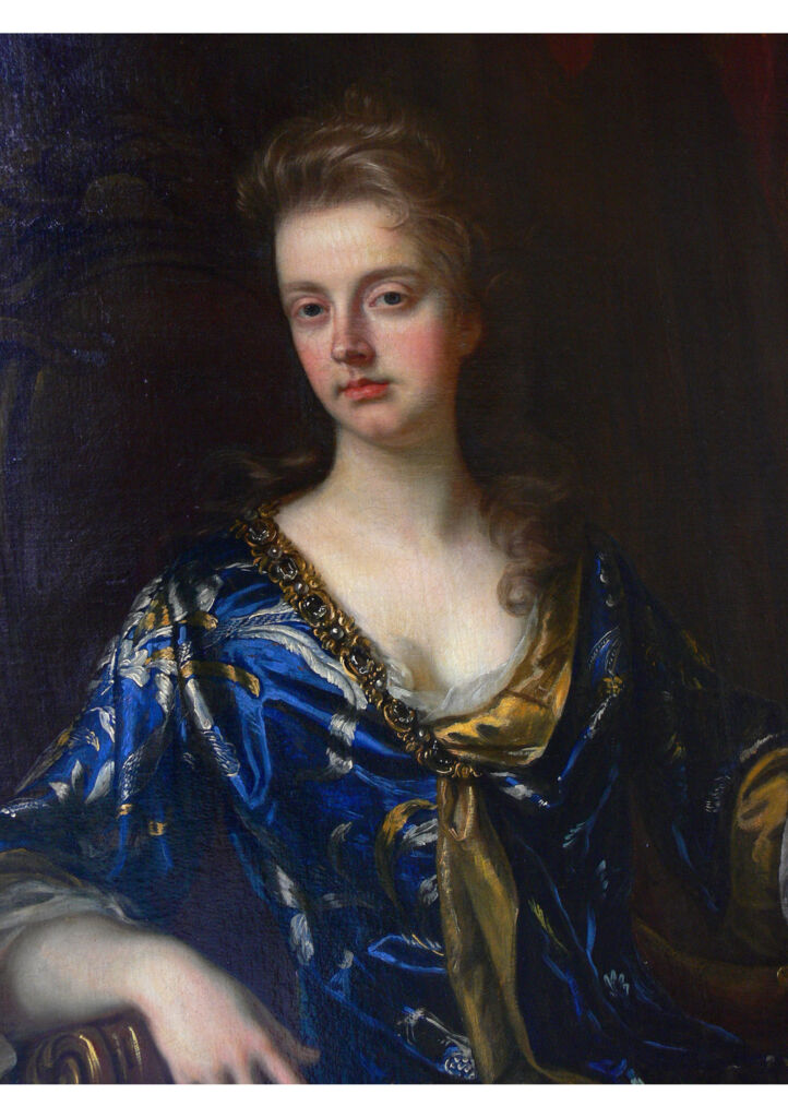 An oil painting of the 1st Duchess