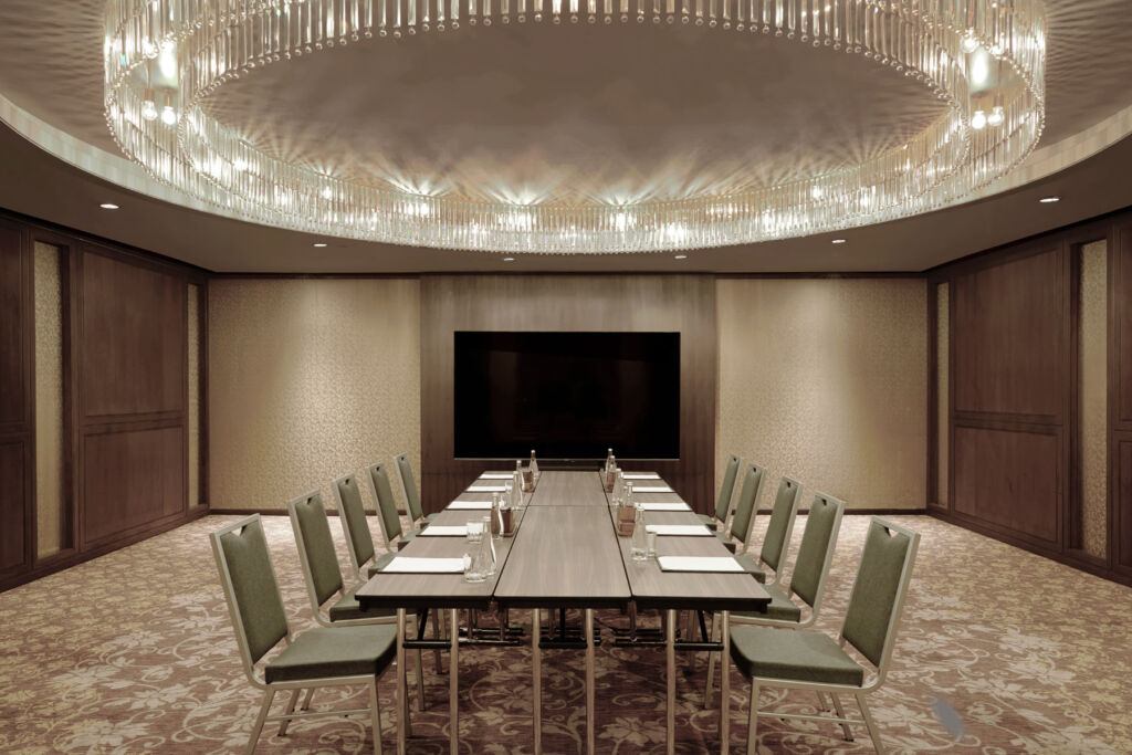 One of the hotel's meeting rooms