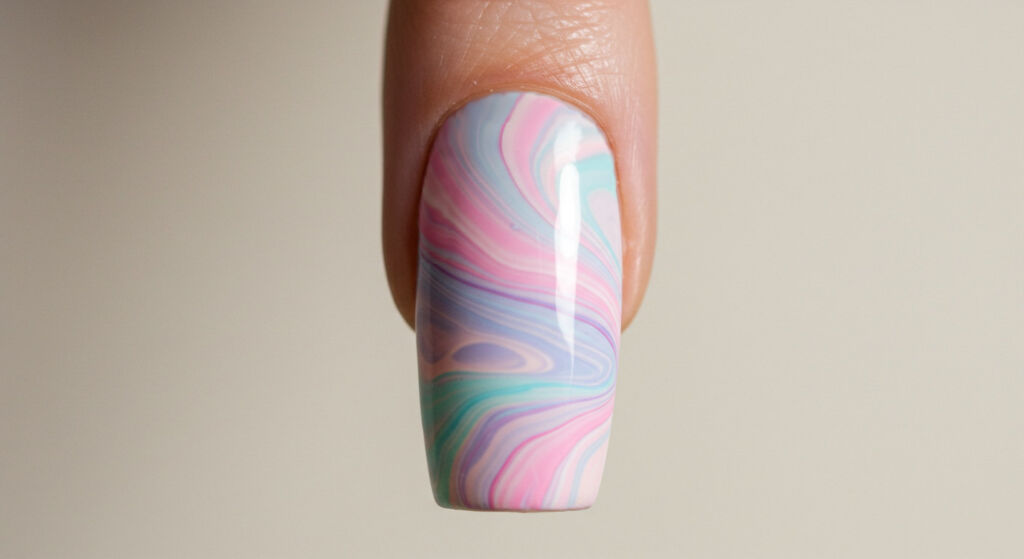 A work of art on a nail