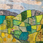 A 1968 rug showing the Cumbrian landscape